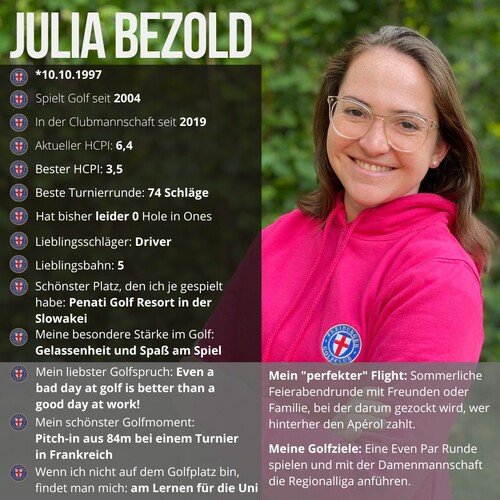 Vorstellung Bezold, Julia