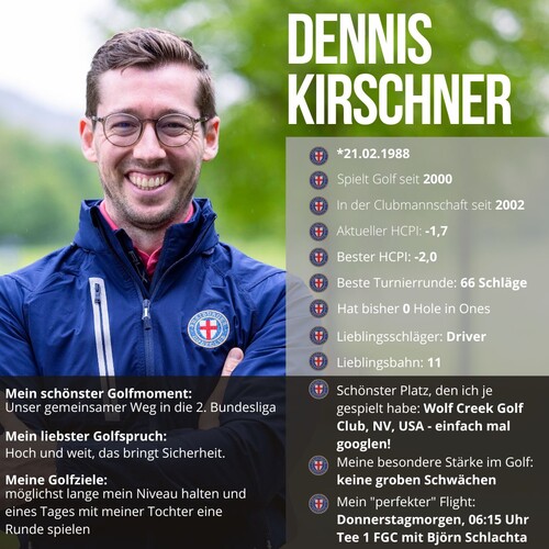 Vorstellung Kirschner, Dennis