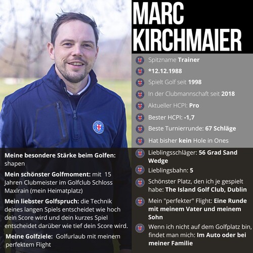 Vorstellung Kirchmaier, Marc