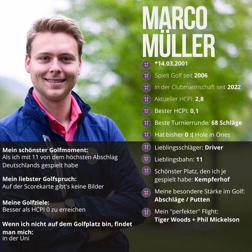 Vorstellung Müller, Marco