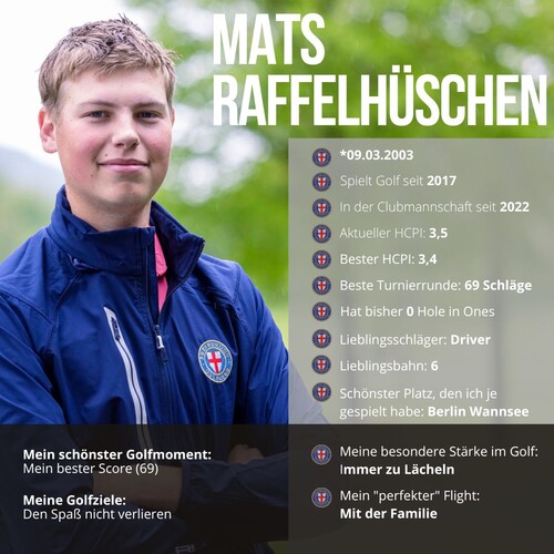 Vorstellung Raffelhüschen, Mats